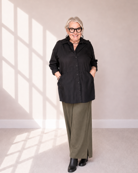 Bluse ROM - Schwarz