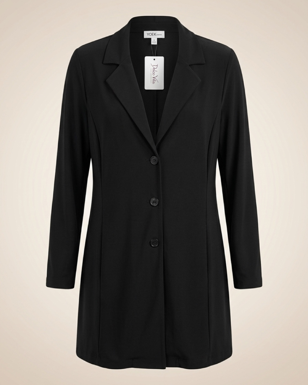 Longblazer AZZURA - Schwarz
