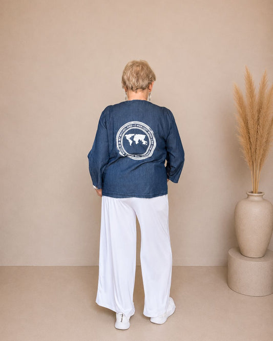 WORLD - Jacke Jeansoptik