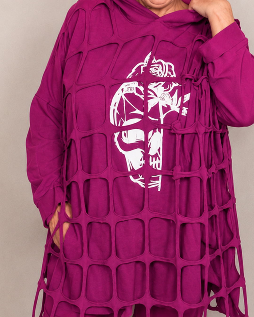Sweater REBEL - Brombeere