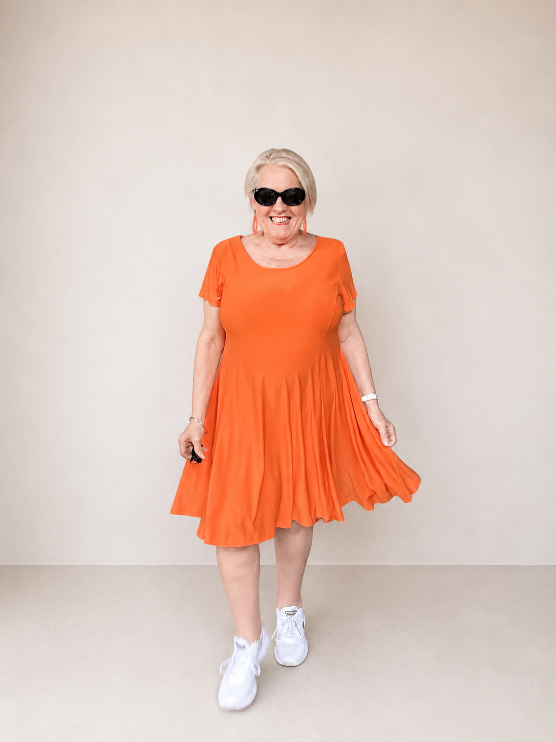 Kleid LIMEA -Orange
