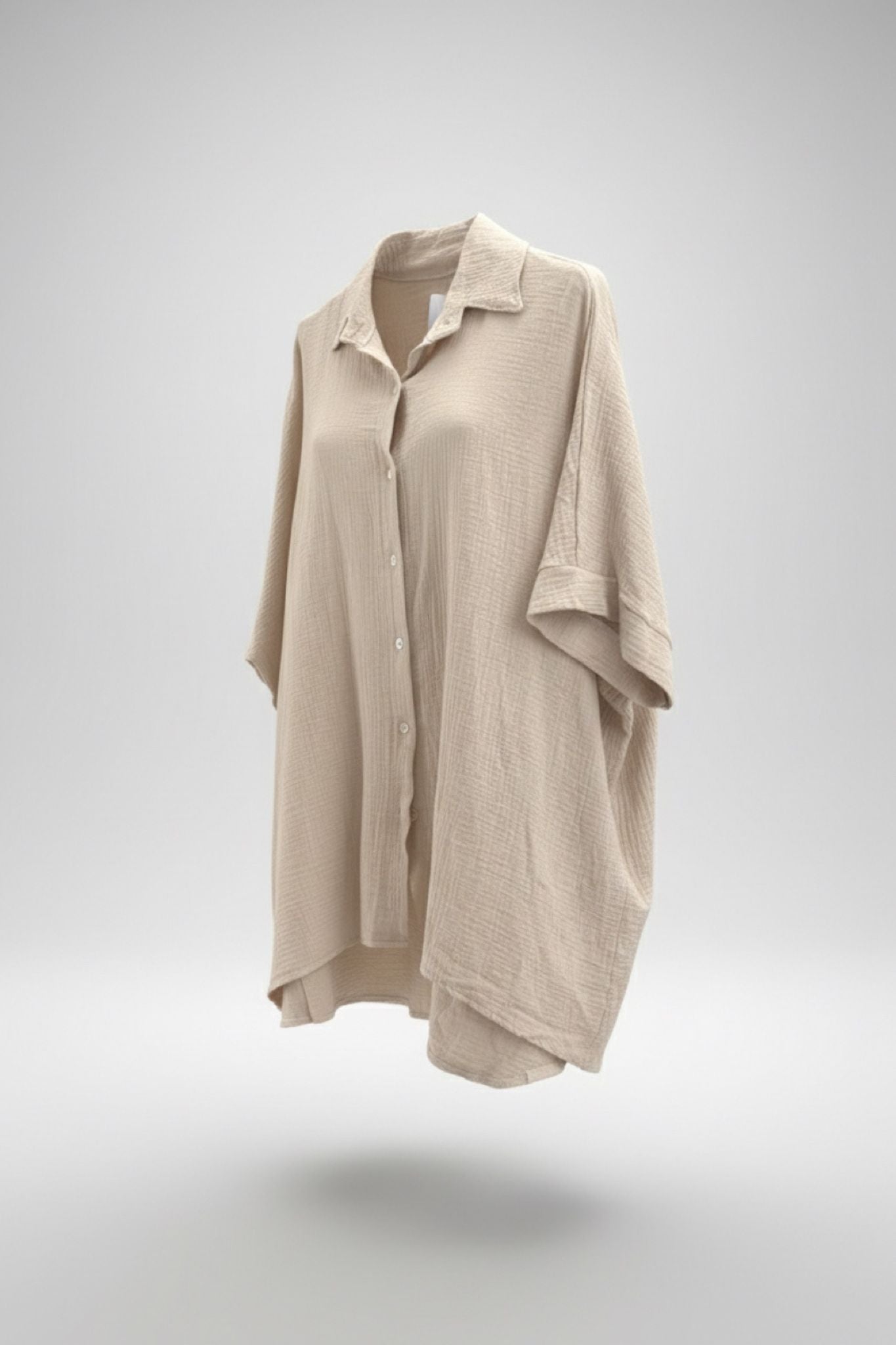 Leichte Musselin-Bluse *BEIGE*