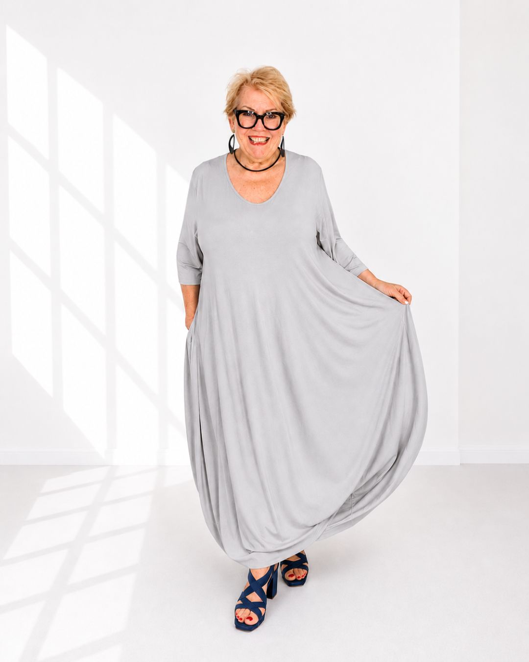 Kleid VERONA - Hellgrau