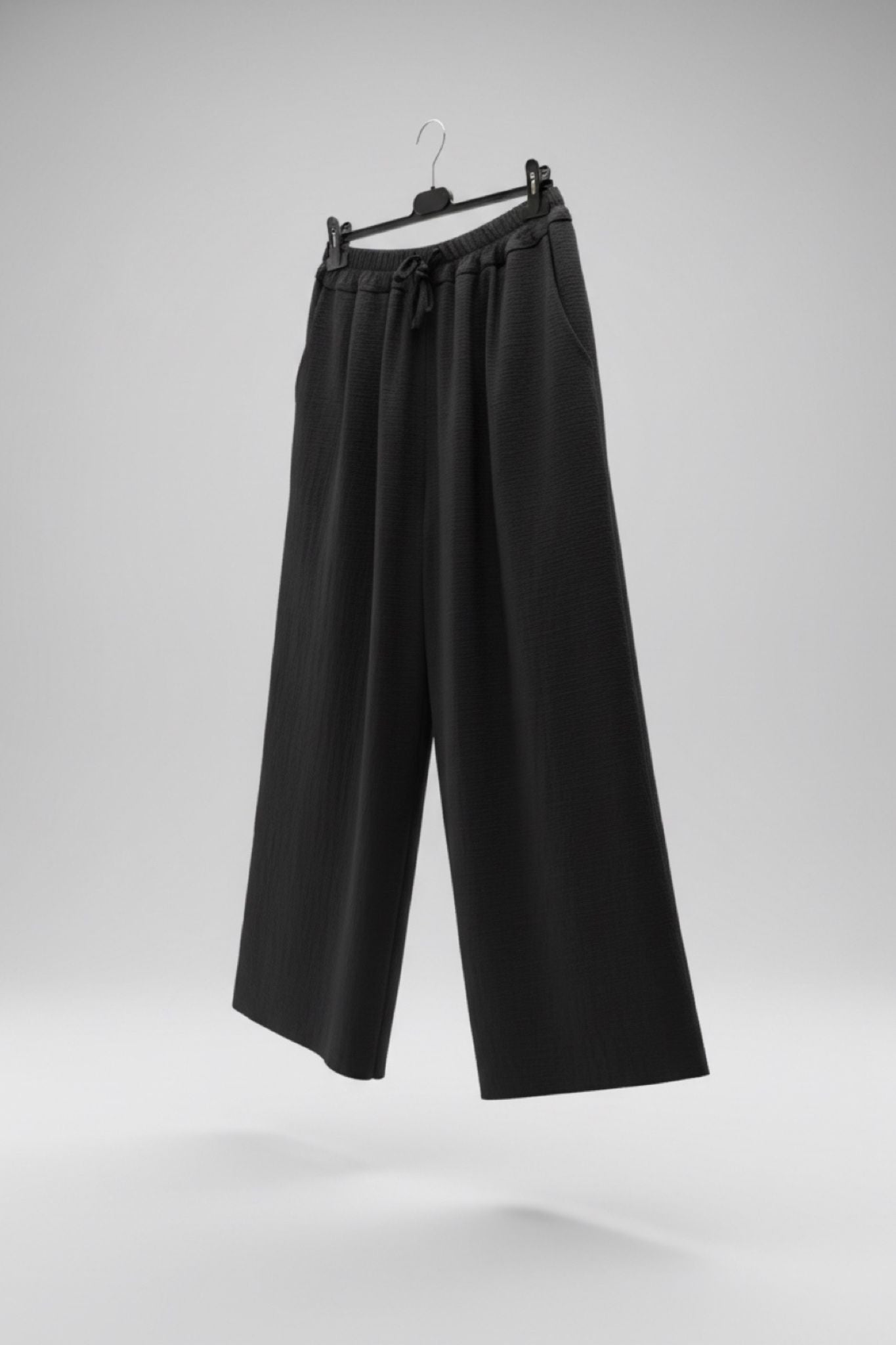 Leichte Musselin-Hose *SCHWARZ*