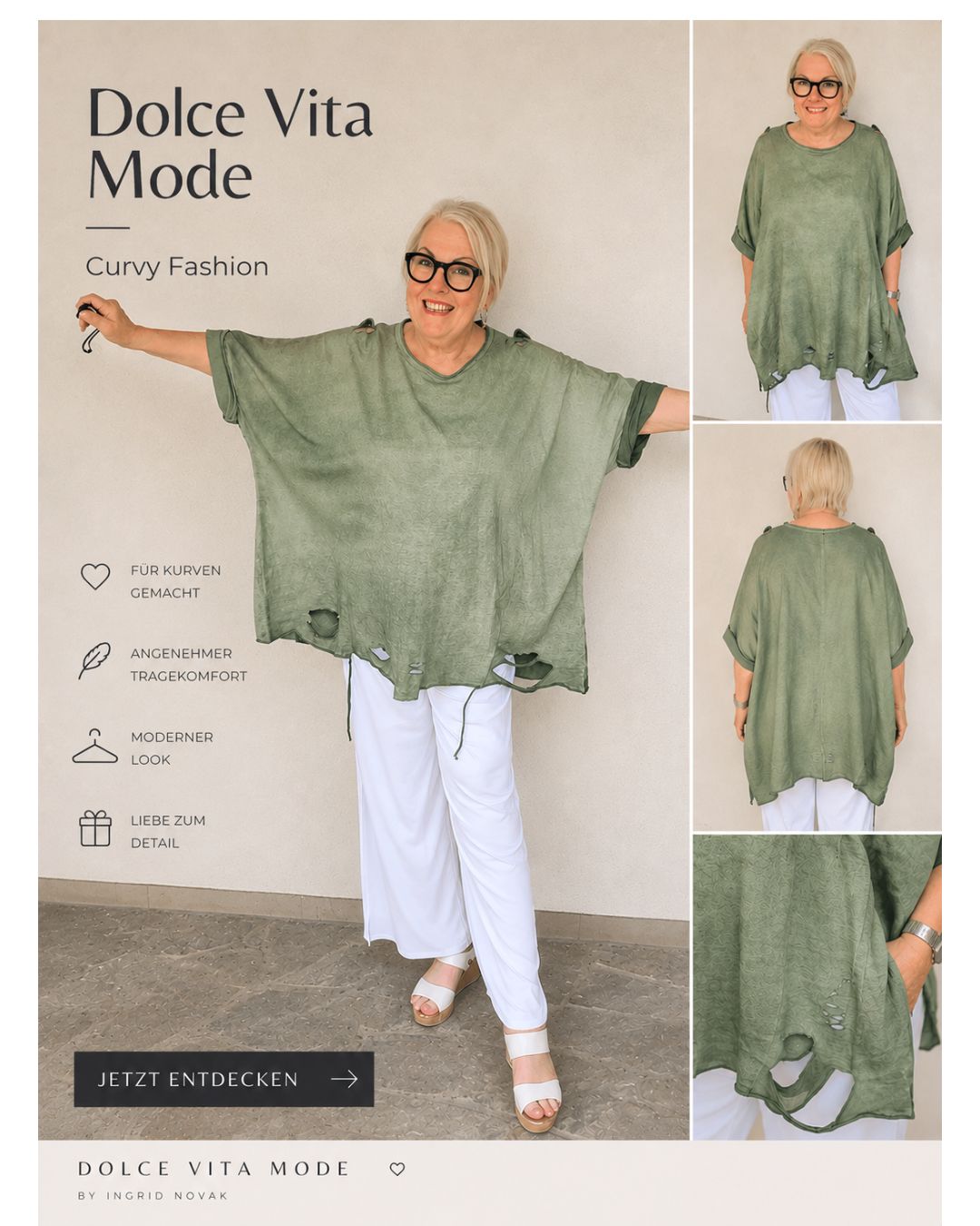 Oversize Shirt - OLIVE