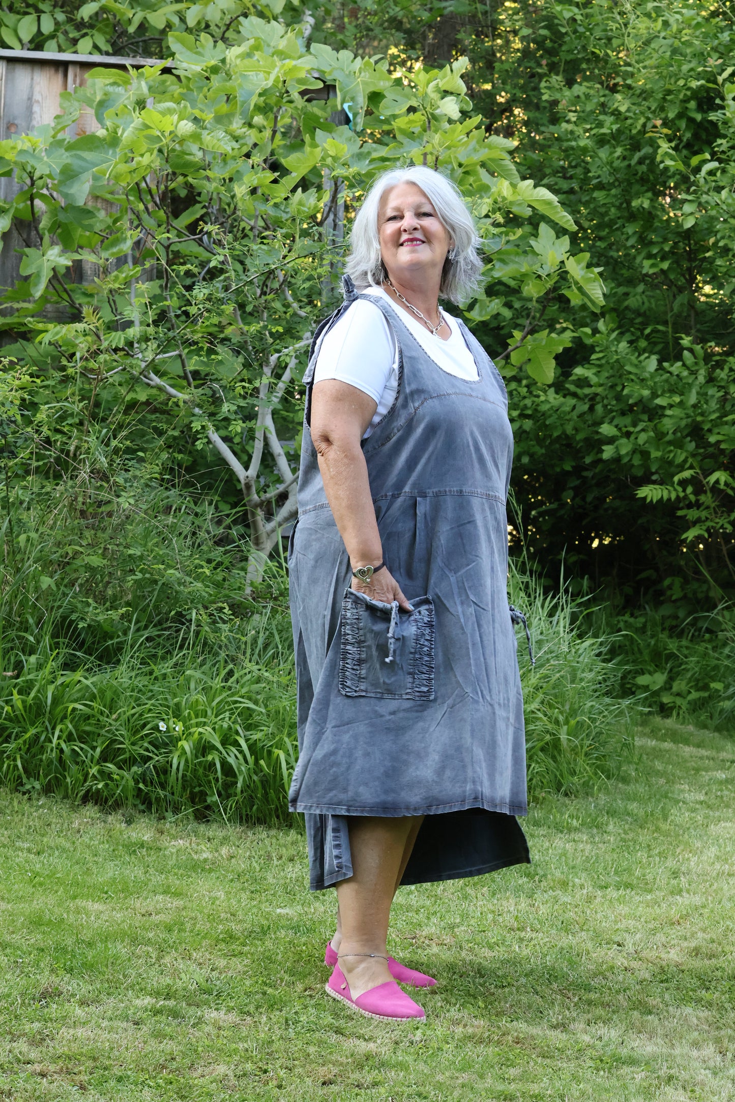 Denim-Look zum Wohlfühlen – Jeanskleid
