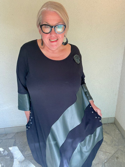 Schwarzer Chic mit Khaki-Power - Vincenzo Allocca