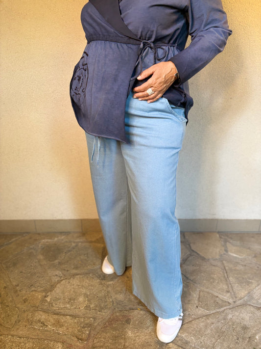 weit & lässig - Jeans hellblau