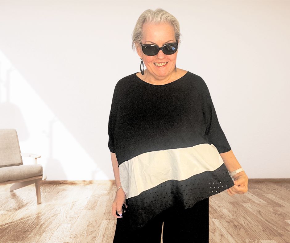 OVERSIZE-Teilchen "black & white" von Luukaa
