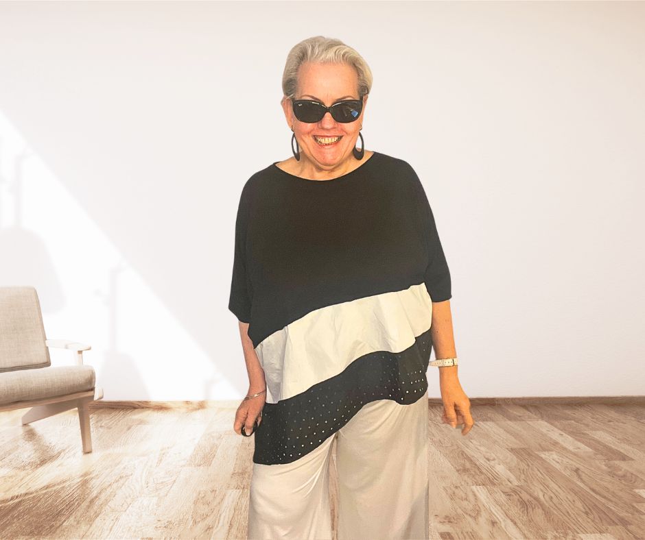 OVERSIZE-Teilchen "black & white" von Luukaa