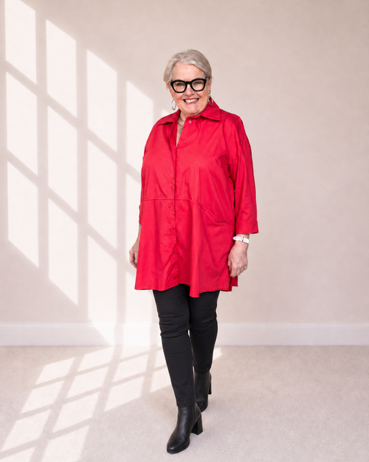 Bluse ROM - Rot