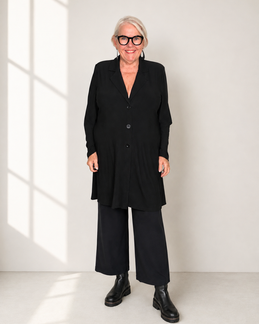Longblazer AZZURA - Schwarz
