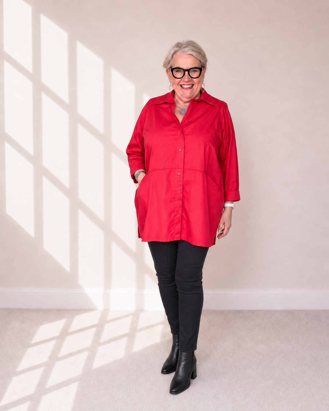 Bluse ROM - Rot