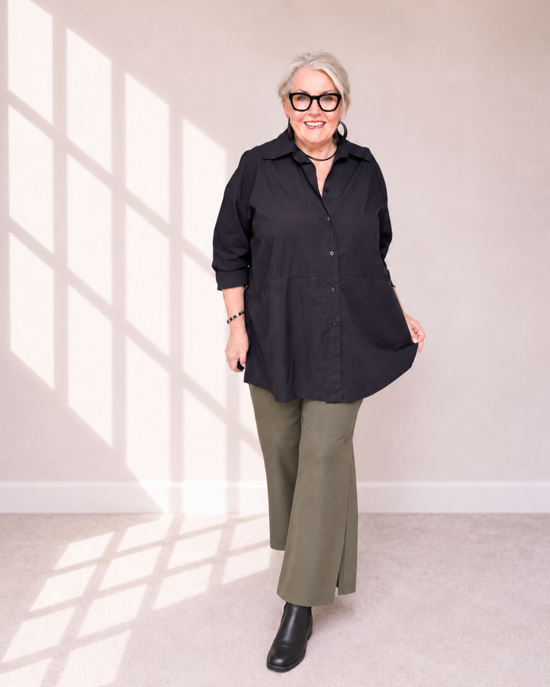 Bluse ROM - Schwarz