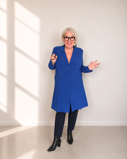 Longblazer AZZURRA - Royalblau