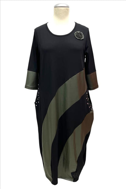 Schwarzer Chic mit Khaki-Power - Vincenzo Allocca