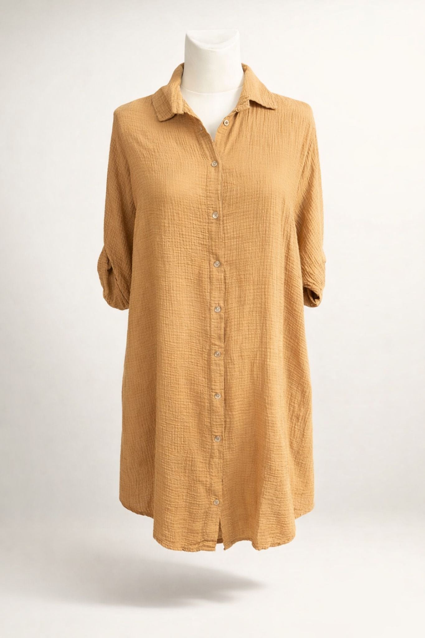 Musselin-Hemdbluse "PURE"