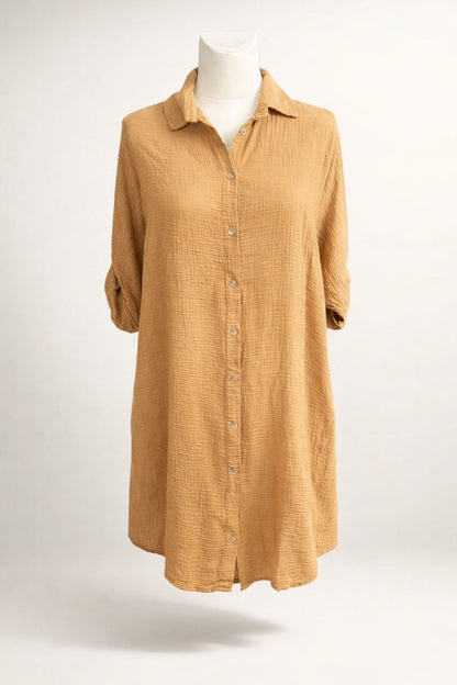 Musselin-Hemdbluse "PURE"