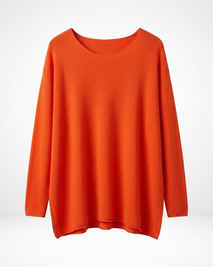 Oversize-Pulli DOLCE BASIC - Orange
