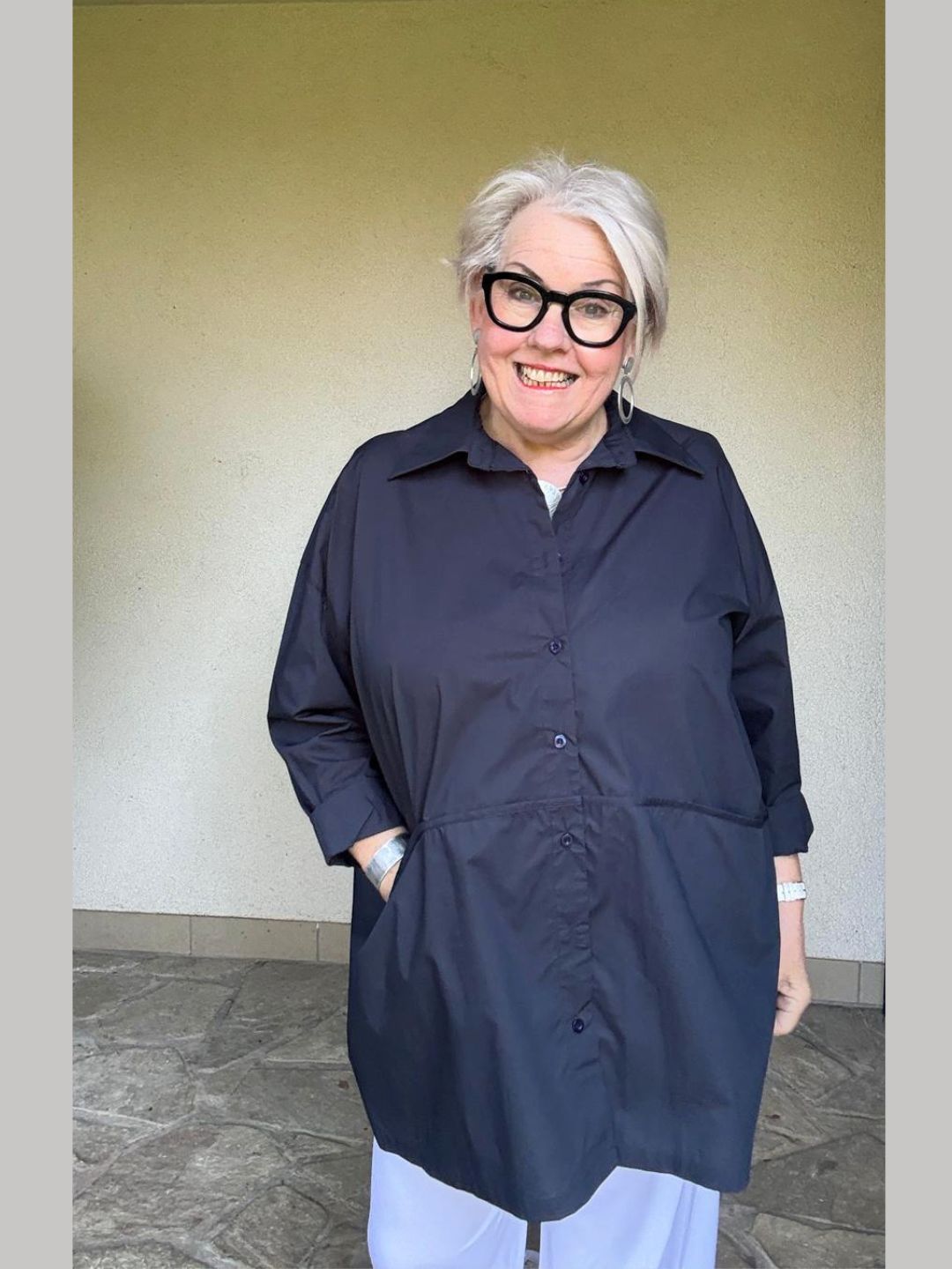 Bluse – DUNKELBLAU
