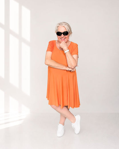 Kleid LIMEA -Orange