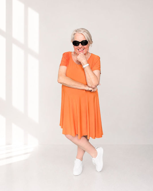 Kleid LIMEA -Orange