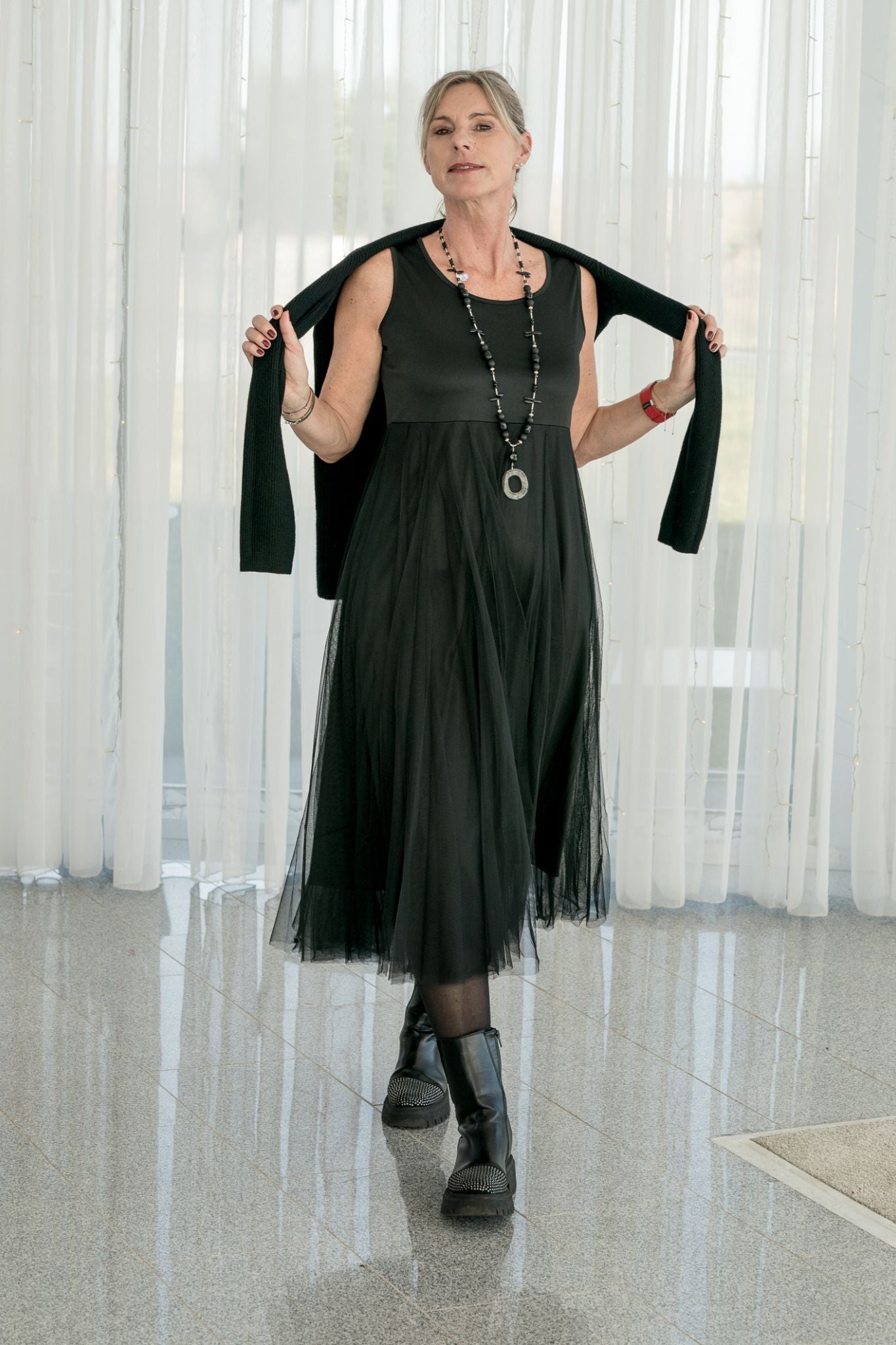 2-Teiler ... Tüll-Liebe trifft Kuschelstrick 💫