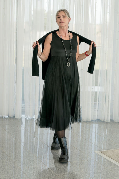 2-Teiler ... Tüll-Liebe trifft Kuschelstrick 💫