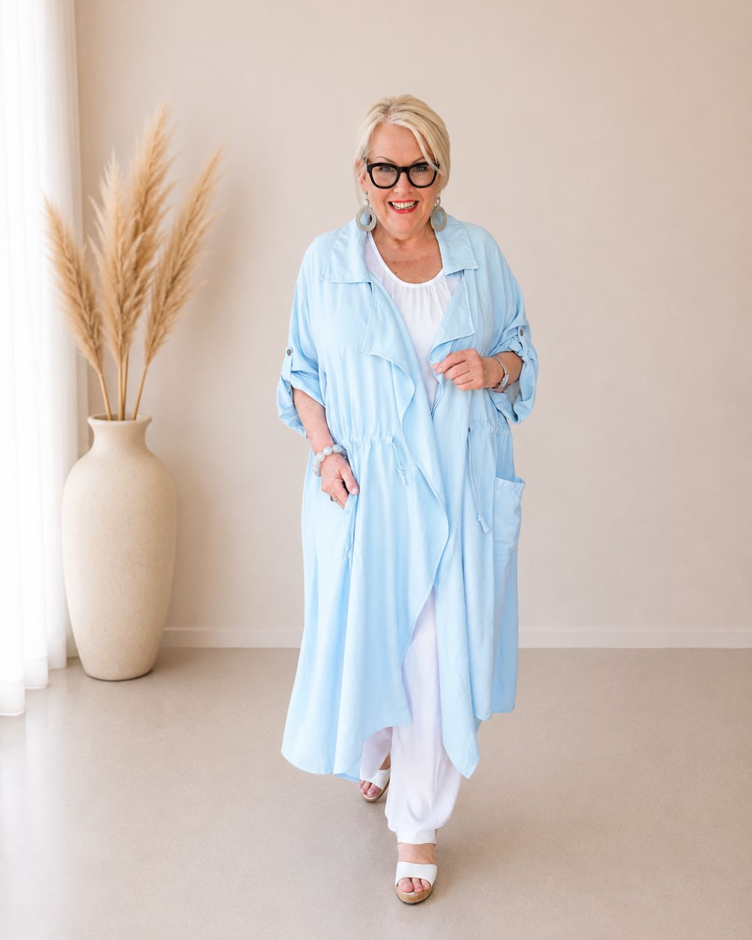 Mantel ICONIC Baby Blue