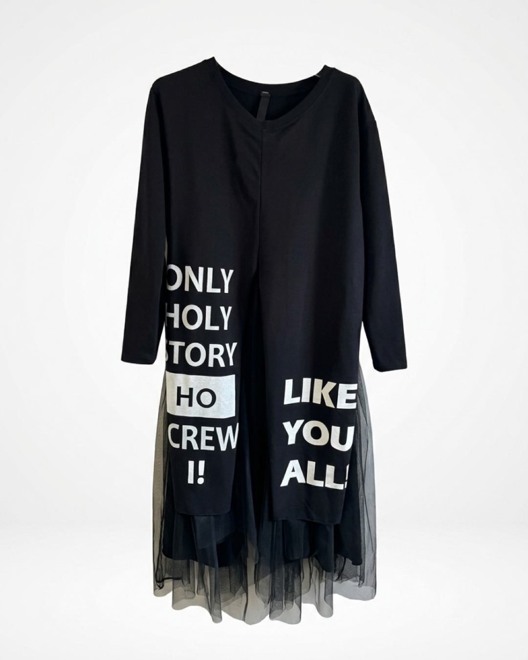 Kleid ISERNIA - mit Schrift und Tüll