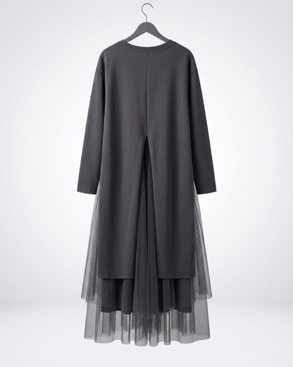 Kleid ISERNIA - mit Schrift und Tüll