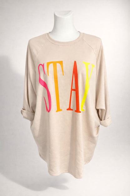 Oversize Sweatshirt „STAY“