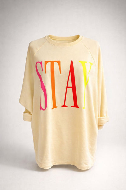Oversize Sweatshirt „STAY“