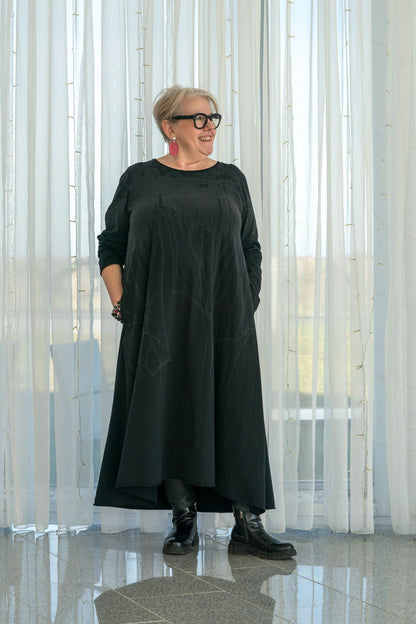 Oversize-Kleid Schwarz von Luukaa – Elegant, Lässig & Zeitlos