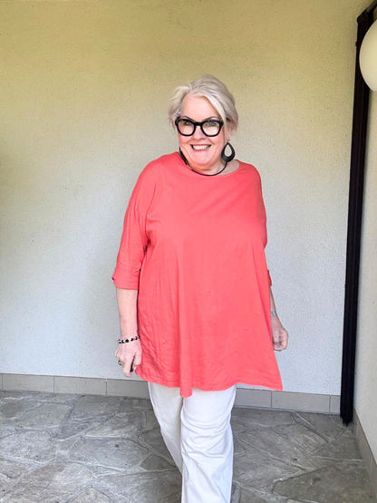 SHIRT "LIVIA" - orange