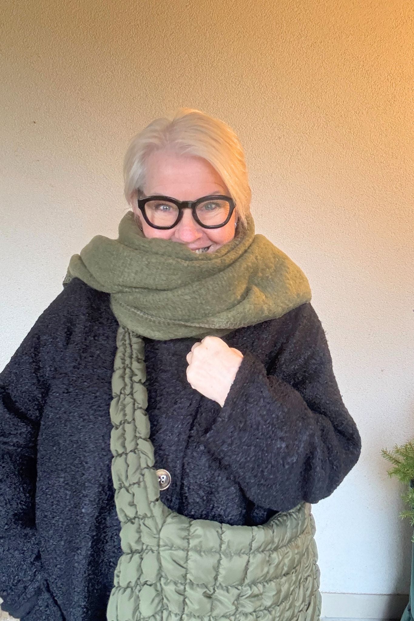 Grobstrick-Winterschal – weich, warm & voluminös