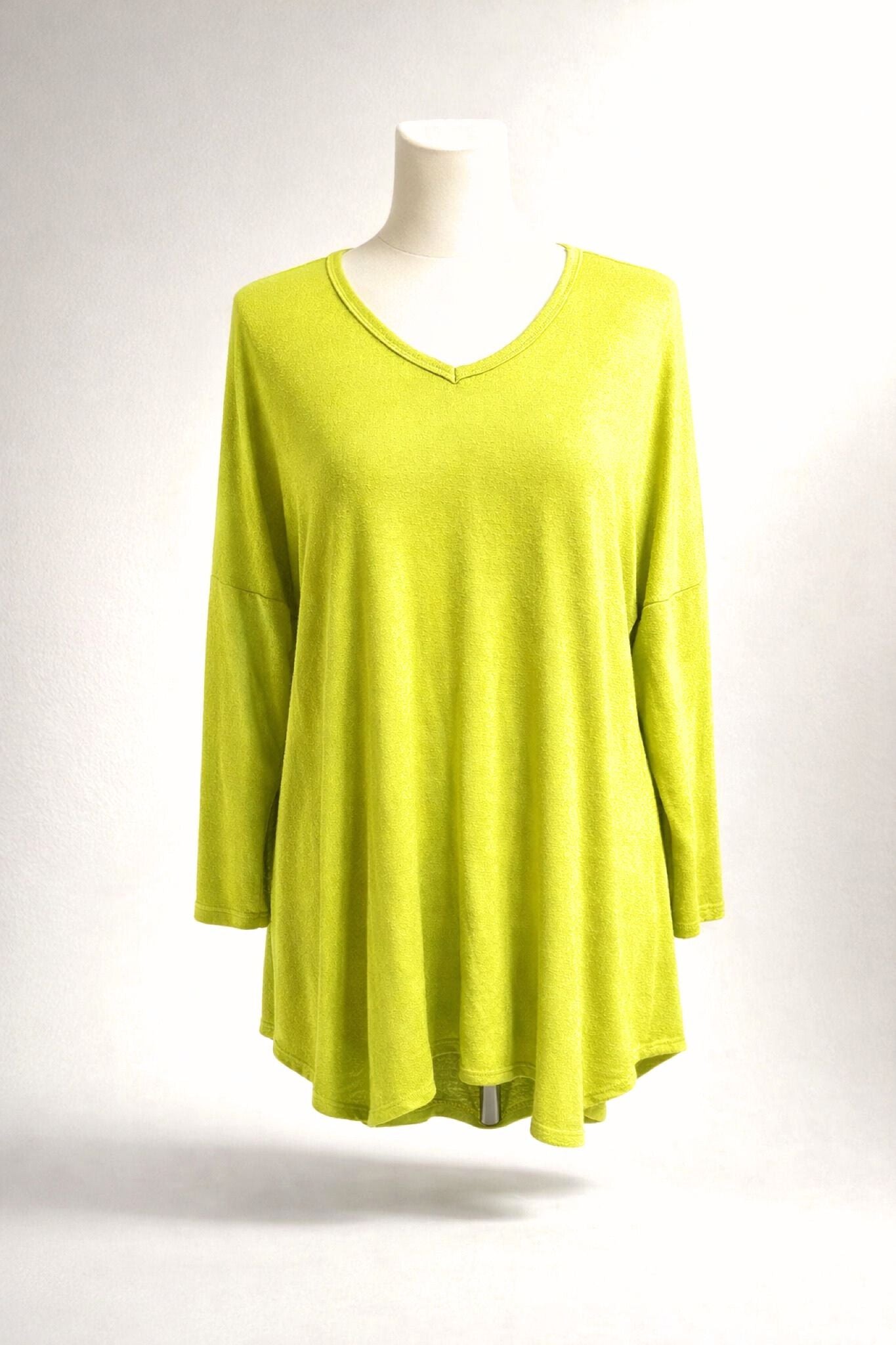 Oversize Oberteil mit V-Ausschnitt