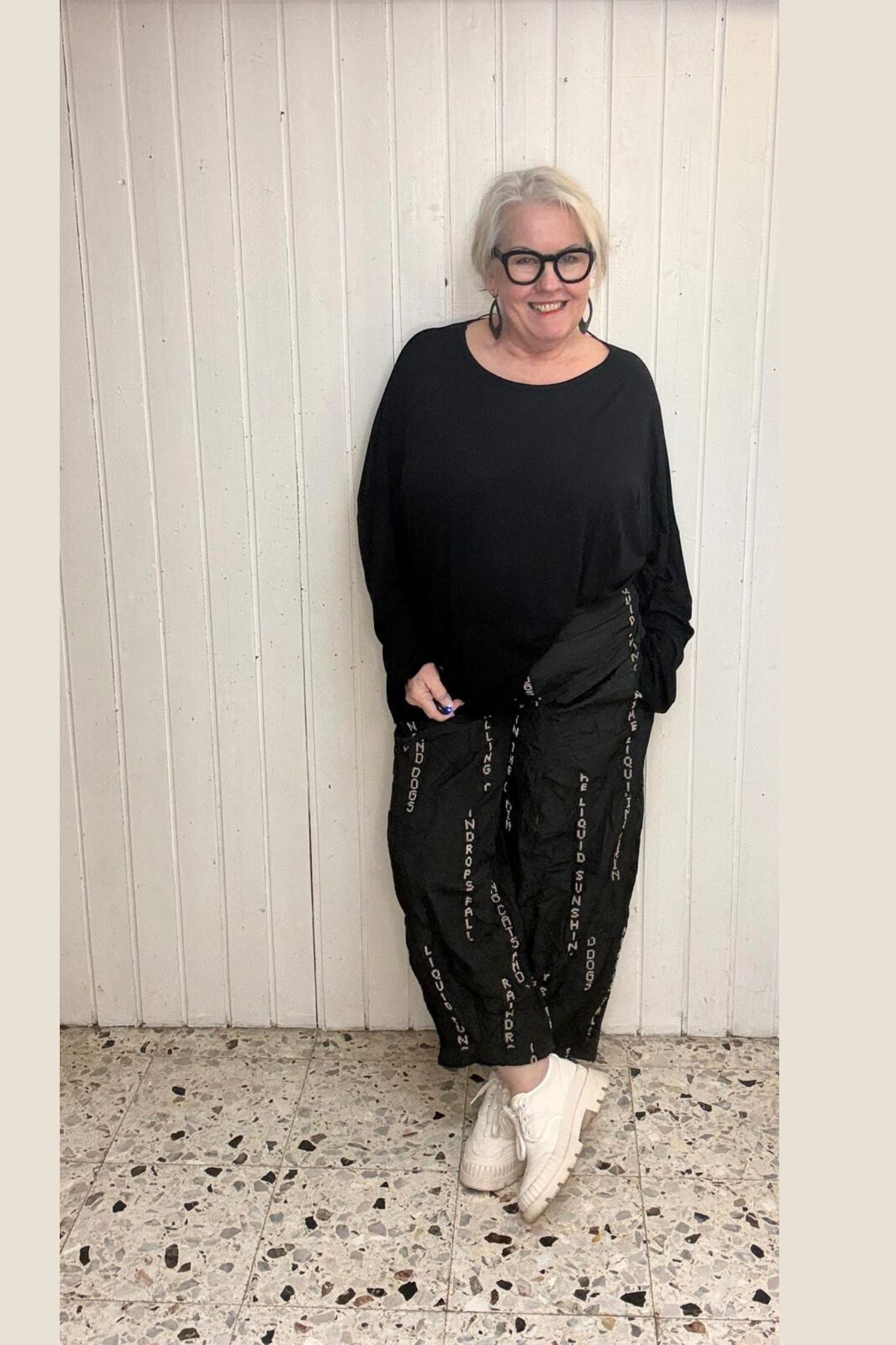 ABSOLUT - Statementhose schwarz