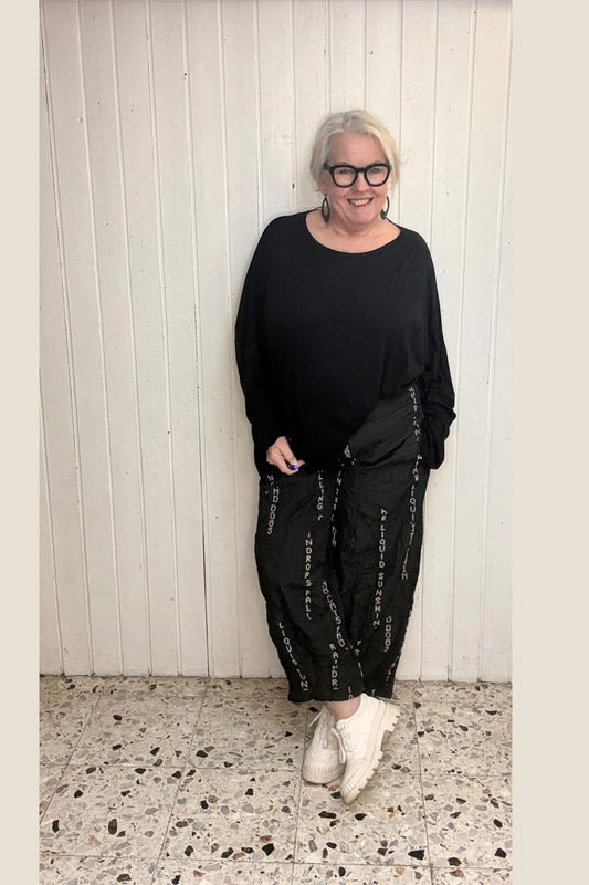 ABSOLUT - Statementhose schwarz