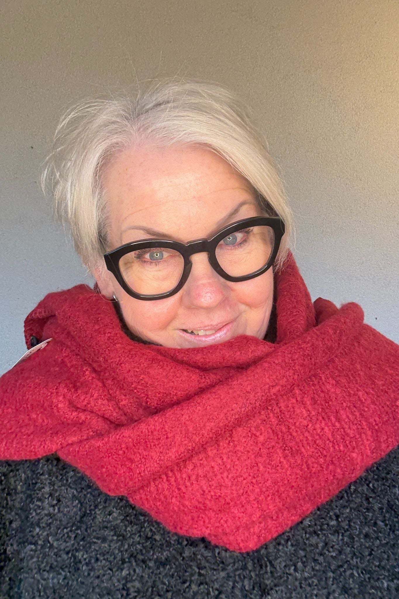 Grobstrick-Winterschal – weich, warm & voluminös