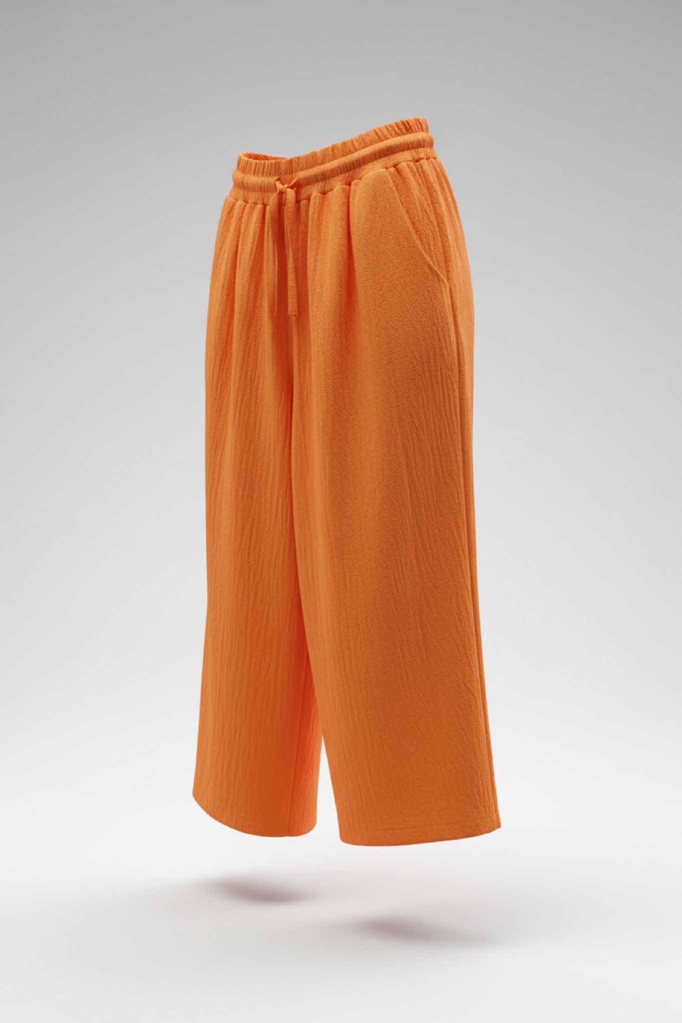 Leichte Musselin-Hose in *ORANGE*