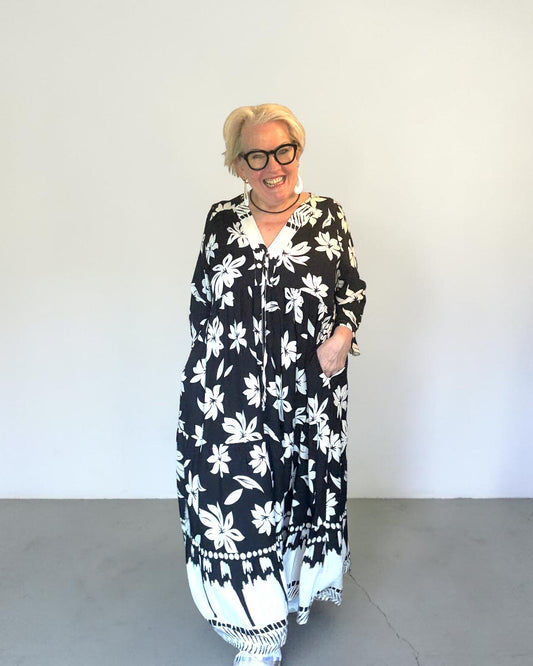 BOHO BELLA Maxi Dress – Black Soul