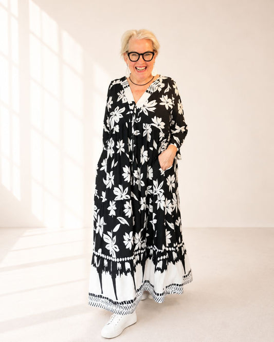 Kleid BOHO BELLA Maxi Dress – Black Soul