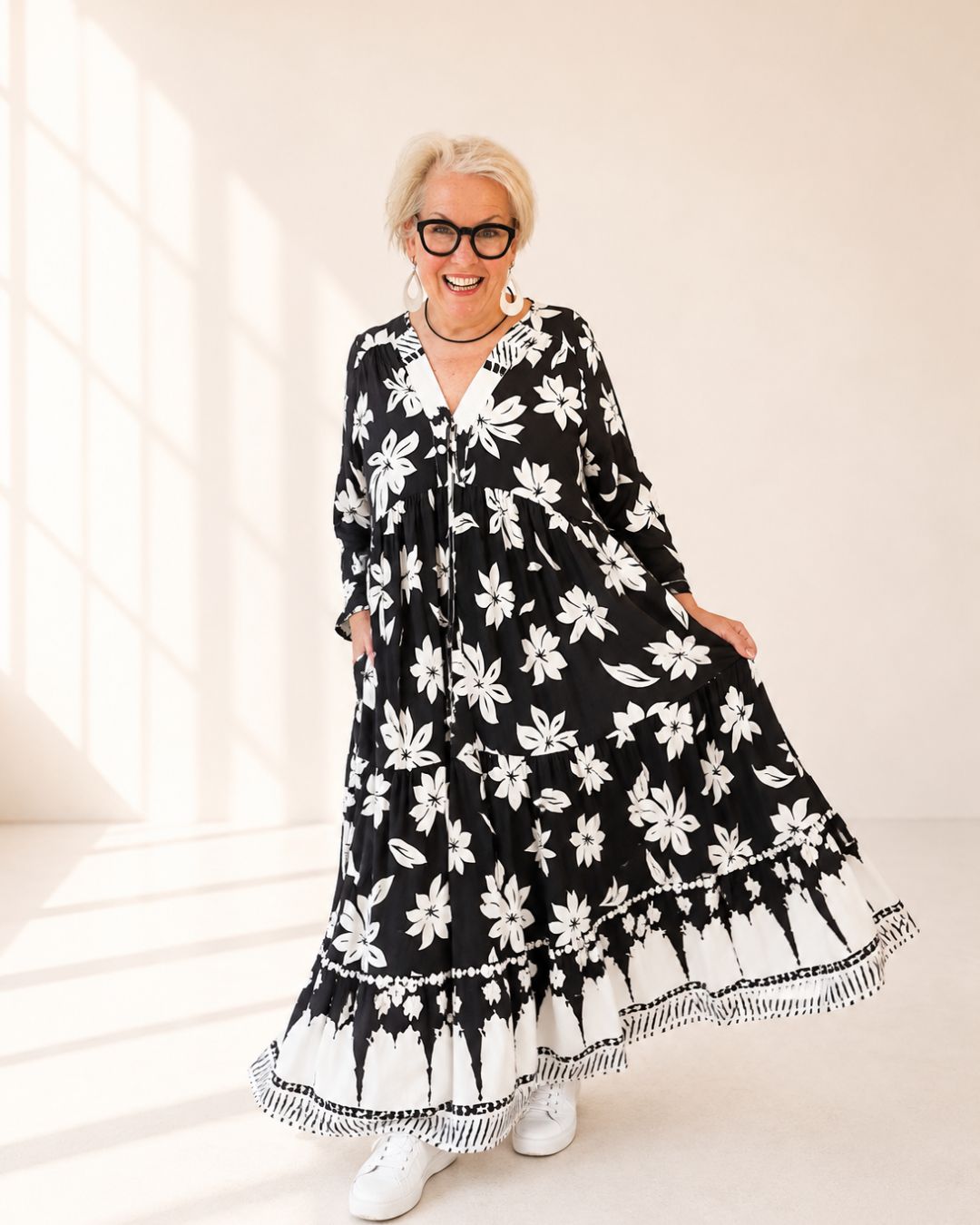 Kleid BOHO BELLA Maxi Dress – Black Soul