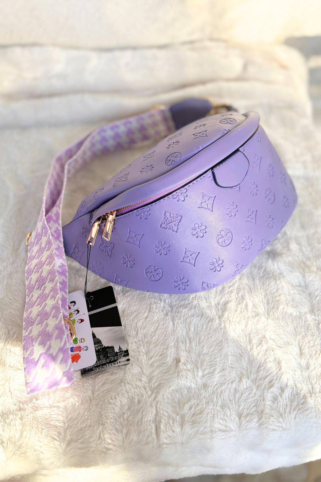 Crossbody-Bag „Lila & Creme“