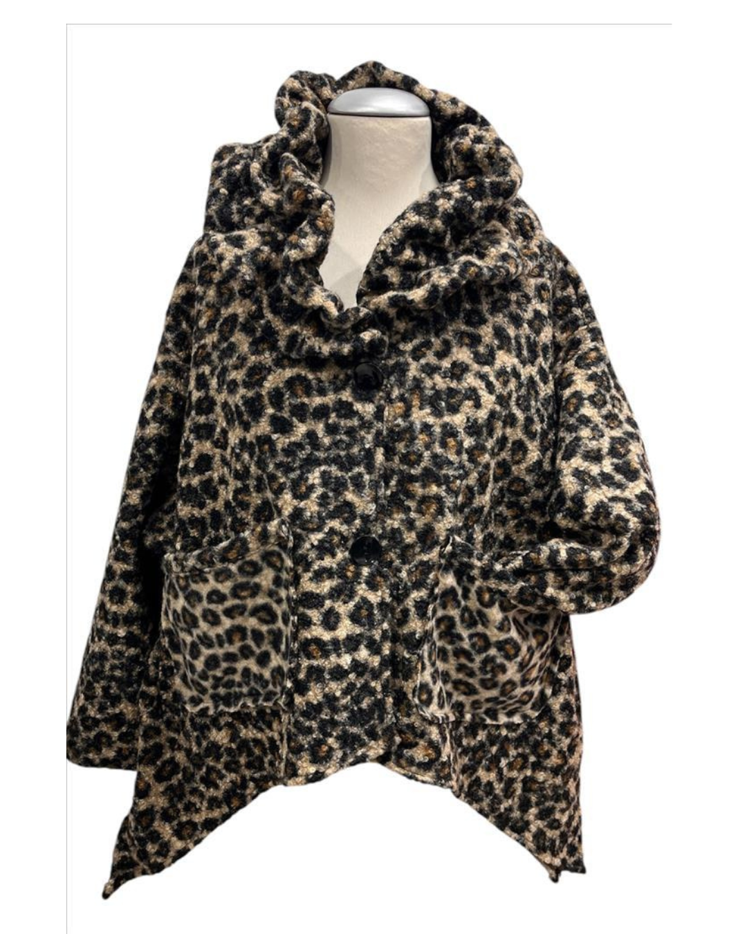 Jacke BIELLA - Leo in Boucle-Optik