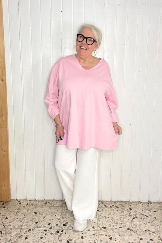 Oberteil Oversize - locker fallend *ROSA*