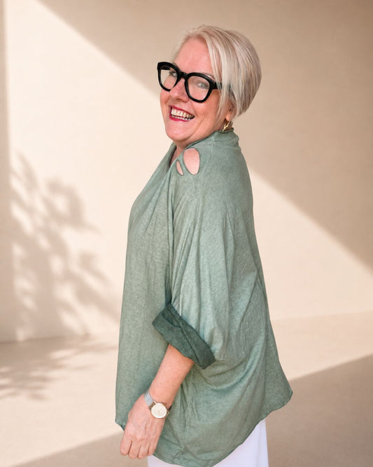 Oversize Shirt - OLIVE