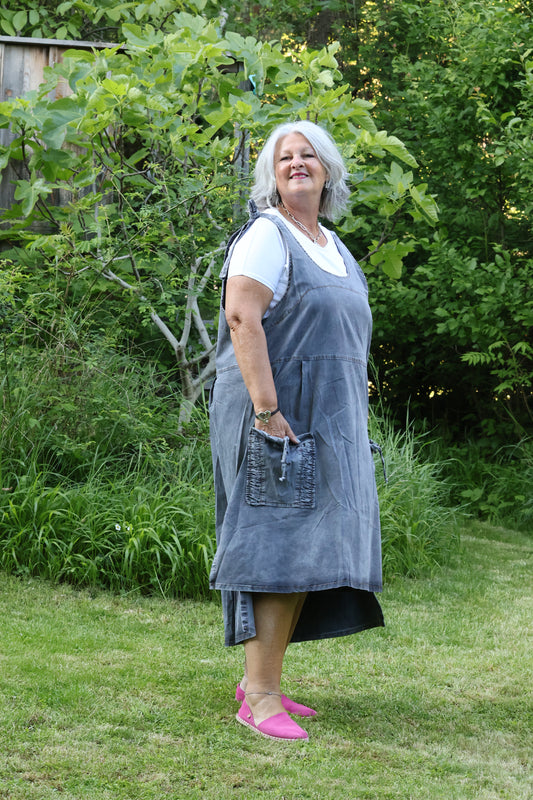 Denim-Look zum Wohlfühlen – Jeanskleid