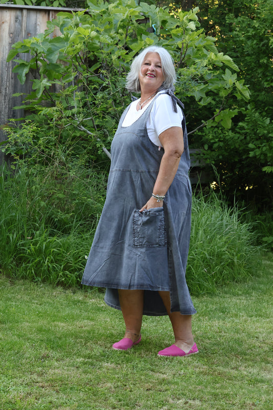 Denim-Look zum Wohlfühlen – Jeanskleid